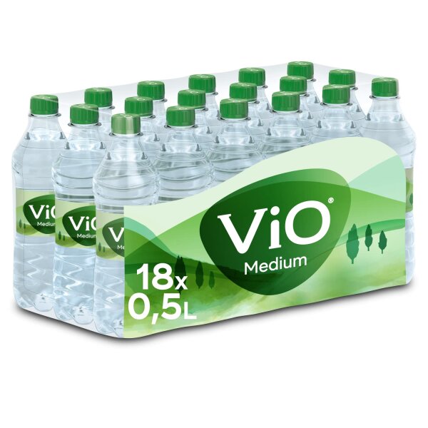 Vio Medium Mineralwasser 18x0,5l