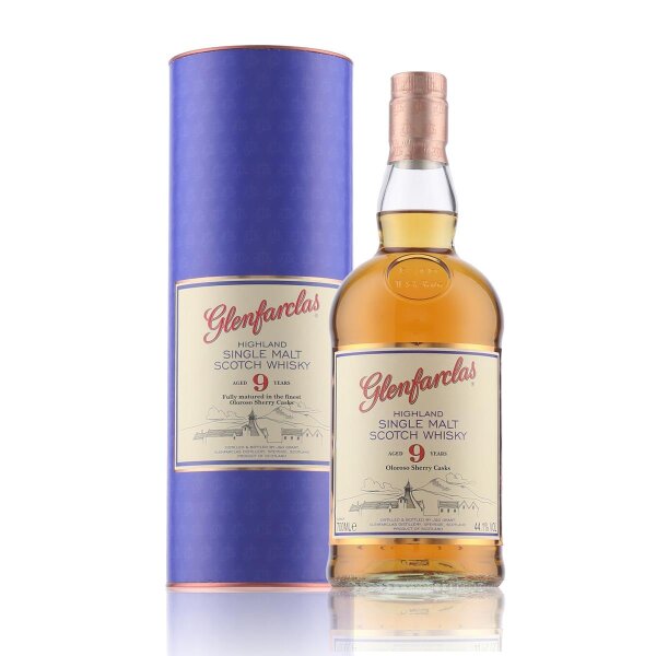 Glenfarclas 9 Years Oloroso Sherry Casks Whisky 44,1% Vol. 0,7l in Geschenkbox