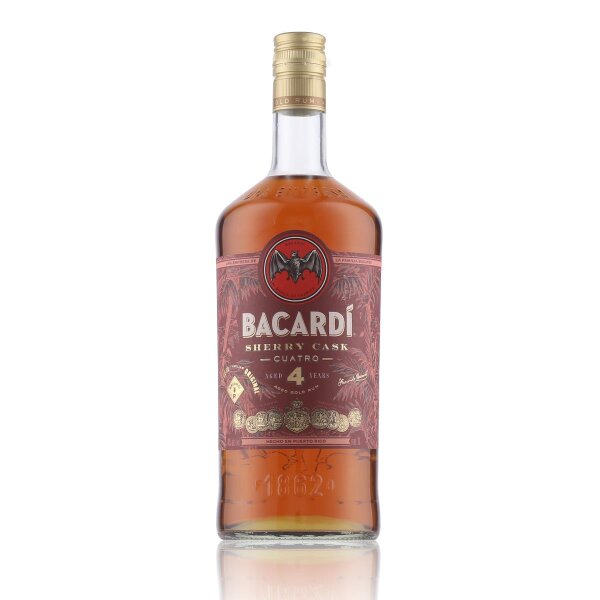 Bacardi 4 Years Sherry Cask Rum 40% Vol. 1l