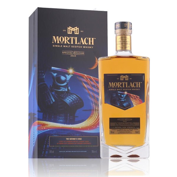 Mortlach The Katanas Edge Whisky 2023 Special Release 58% Vol. 0,7l in Geschenkbox