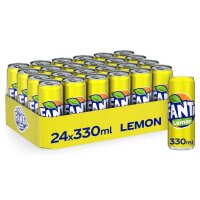Fanta Lemon wenig Kalorien Dose 24x0,33l