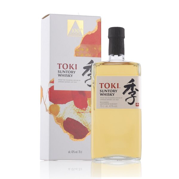 Toki Suntory Whisky 100th Anniversary 43% Vol. 0,7l in Geschenkbox