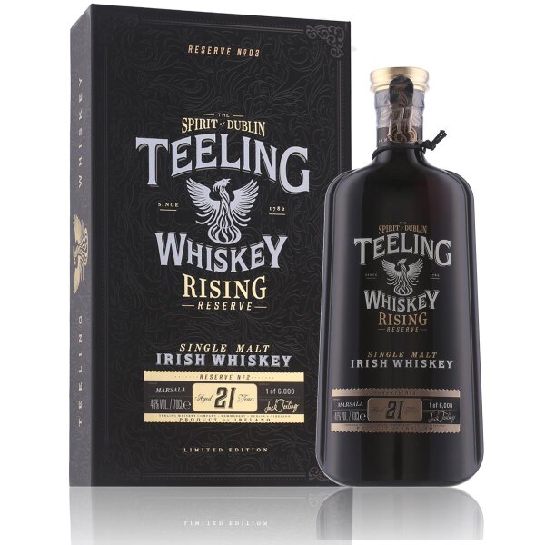 Teeling 21 Years Rising Reserve Irish Whiskey Limited Edition 46% Vol. 0,7l in Geschenkbox
