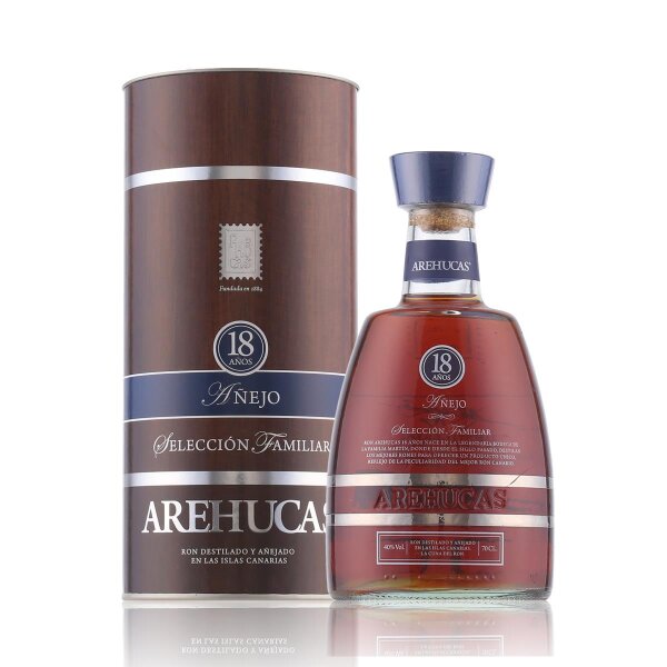 Arehucas 18 Years Seleccion Familiar Rum 40% Vol. 0,7l in Geschenkbox