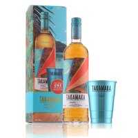 Takamaka Dark Spiced Rum 38% Vol. 0,7l in Geschenkbox mit...