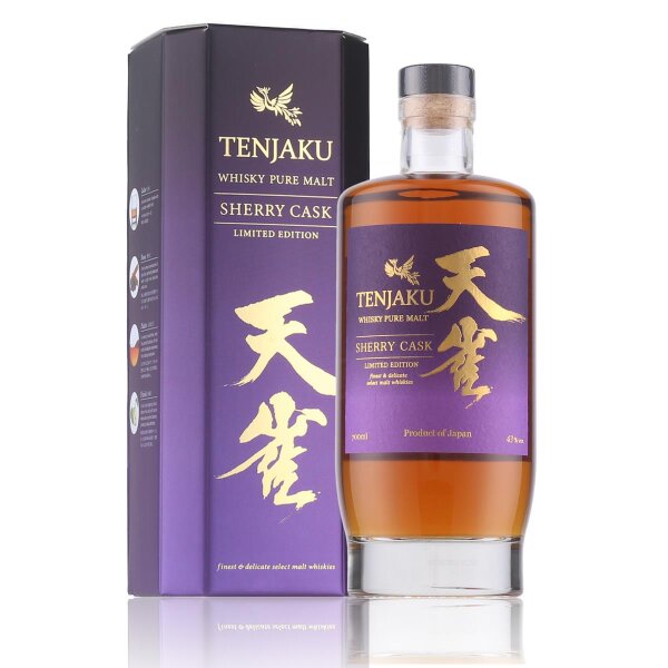 Tenjaku Pure Malt Sherry Cask Whisky Limited Edition 43% Vol. 0,7l in Geschenkbox