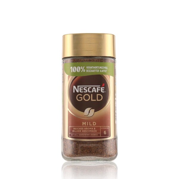 Nescafe Gold Intensität 6 löslicher Bohnenkaffee 200g