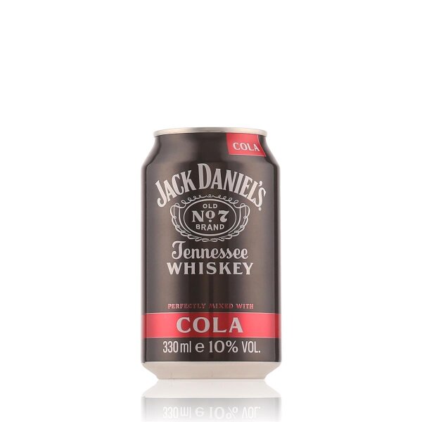 Jack Daniels Old No. 7 Tennessee Whiskey & Cola Dose "Design bis 2023" 10% Vol. 0,33l