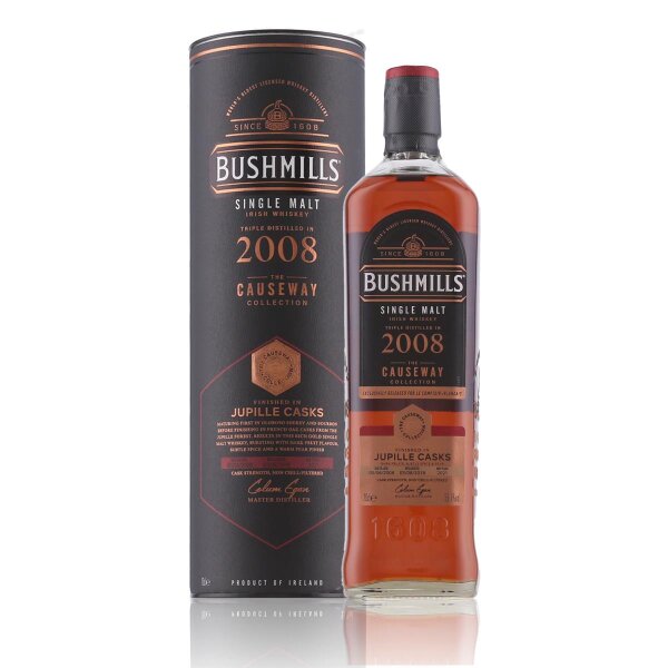 Bushmills Causeway Collection 2008 Irish Whiskey 55,1% Vol. 0,7l in Geschenkbox