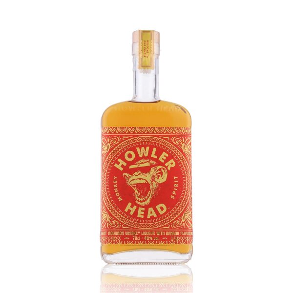Howler Head Straight Bourbon Whiskey Liqueur with Banana Flavouring 40% Vol. 0,7l