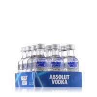Absolut Vodka Miniaturen 40% Vol. 12x0,05l