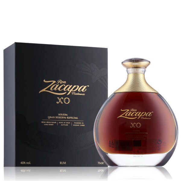 Ron Zacapa Centenario XO Solera Gran Reserva Especial Rum 40% Vol. 0,7l in Geschenkbox