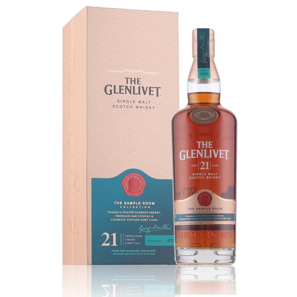 The Glenlivet 21 Years The Sample Room Collection Whisky 0,7l