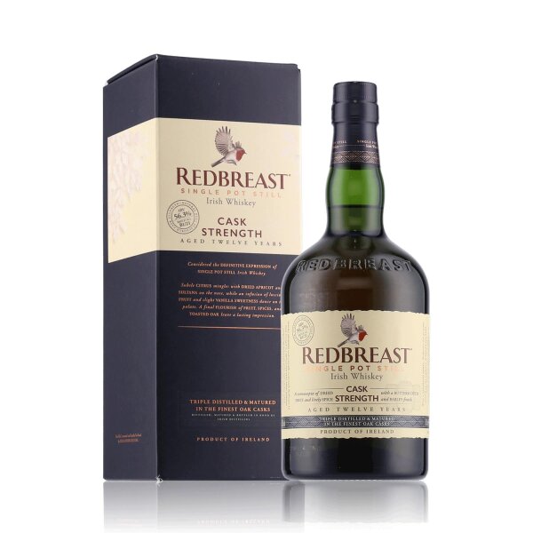 Redbreast 12 Years Cask Strength Irish Whiskey 0,7l in Geschenkbox