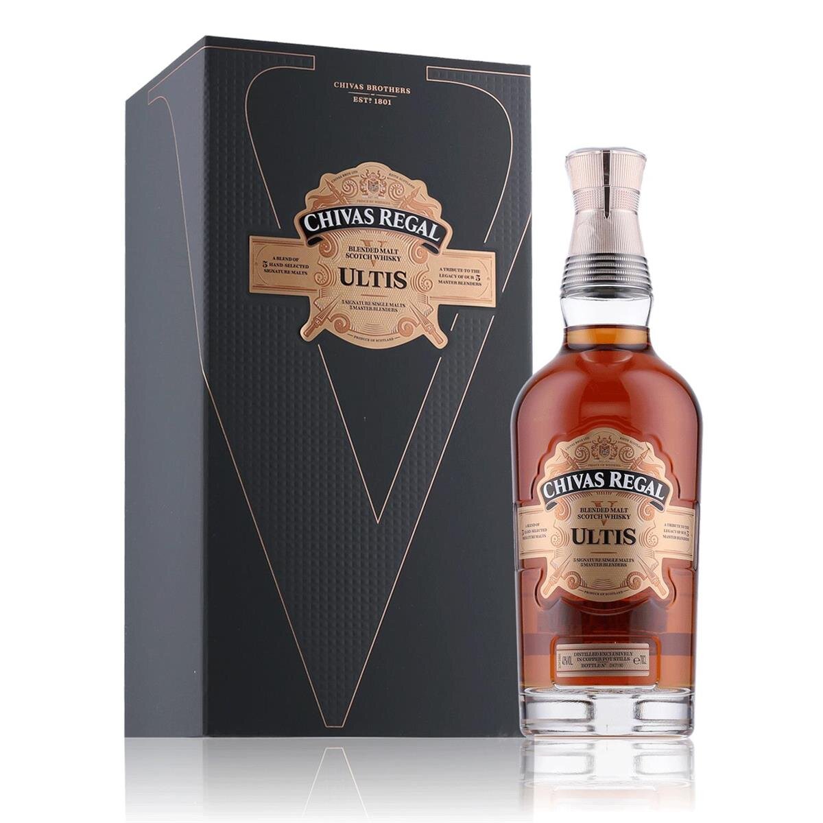 Whisky Years 40% 128, Geschenkbox, in Vol. 0,7l Chivas Ultis Regal 20