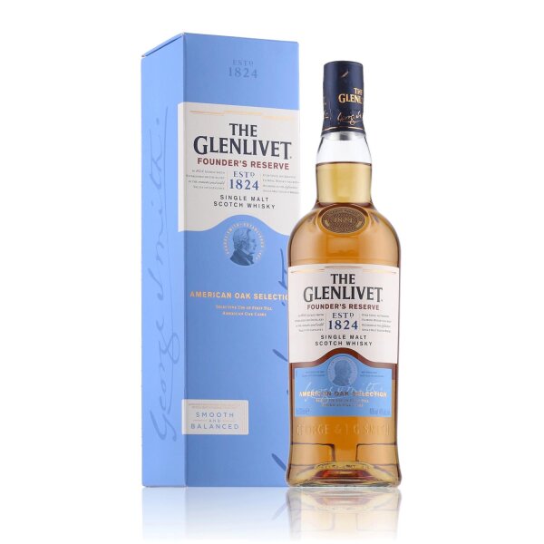The Glenlivet Founder´s Reserve Whisky 40% Vol. 0,7l in Geschenkbox