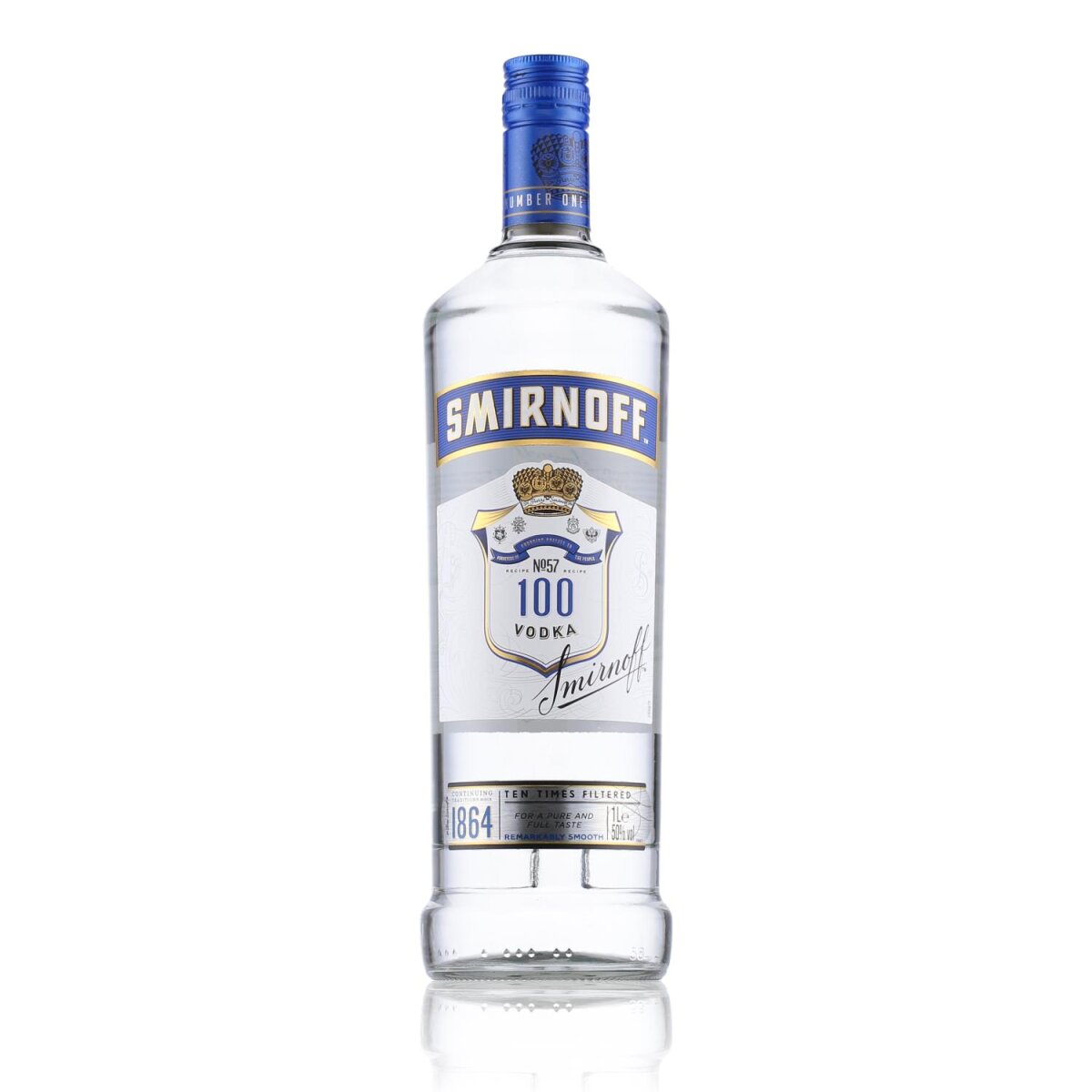 Smirnoff Blue Vodka 50% Vol. 1l, 18,29 €