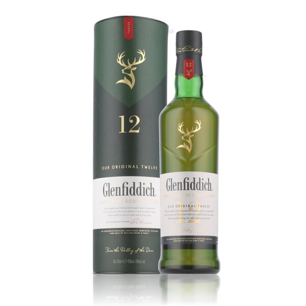 Glenfiddich 12 Years Whisky 0,7l in Geschenkbox