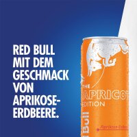 Red Bull Aprikose-Erdbeere Dose The Apricot Edition 24x0,25l
