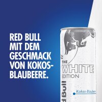 Red Bull Kokos-Blaubeere Dose The White Edition 24x0,25l