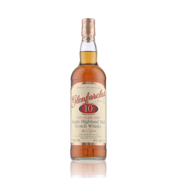 Glenfarclas 10 Years Single Highland Malt Scotch Whisky 40% Vol. 0,7l