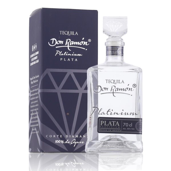 Don Ramon Tequila Platinium Plata 35% Vol. 0,7l in Geschenkbox