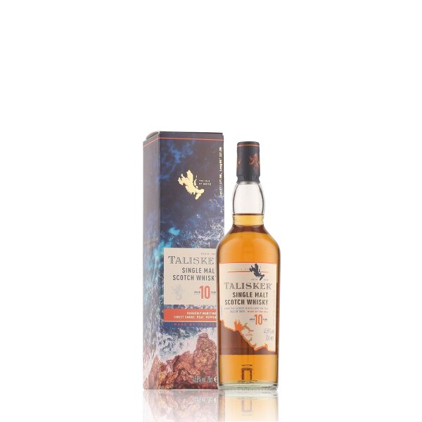 Talisker in Whisky 45,8% 14,09 € 0,2l 10 Geschenkbox, Years Vol.