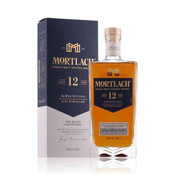 Mortlach 12 Years Whisky 0,7l in Geschenkbox