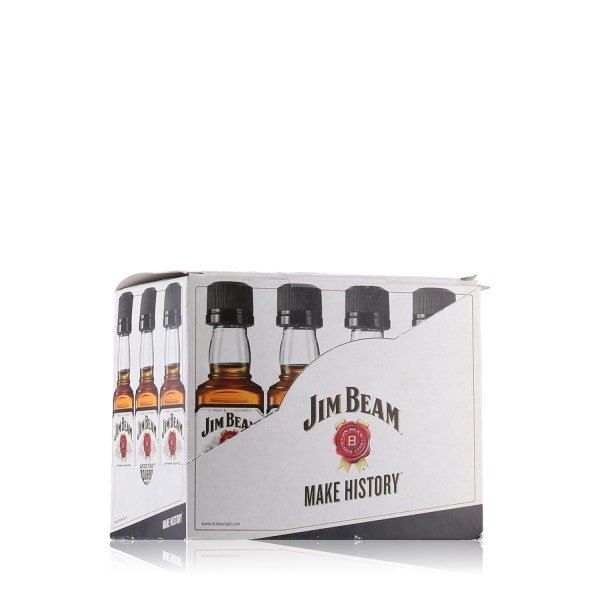 Jim Beam Kentucky Straight Bourbon Whiskey Miniaturen 12x0,05l