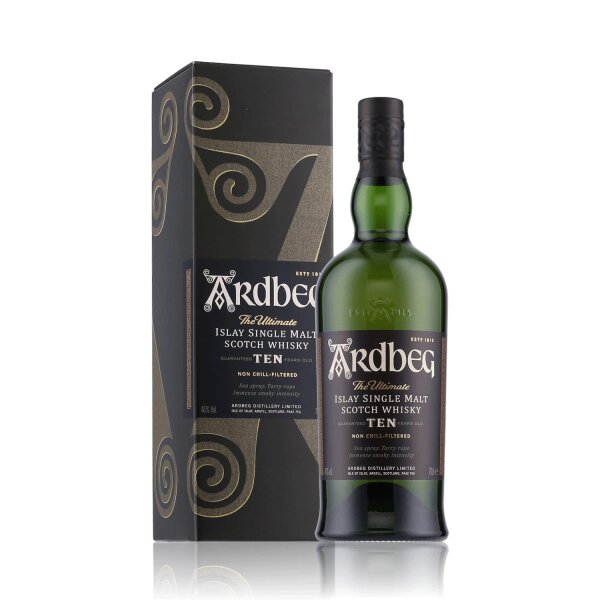 Ardbeg 10 Years The Ultimate Whisky 46% Vol. 0,7l in Geschenkbox